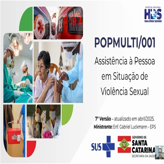 POP MULTI/ 001- Assistência à Pessoa em Situação de Violência Sexual